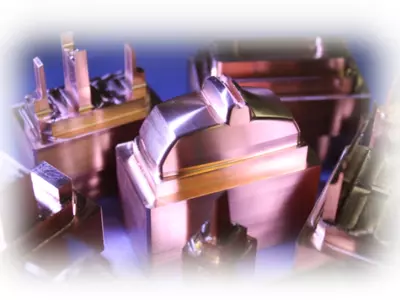 Kupferelektroden für ein Spritzgußwerkzeug