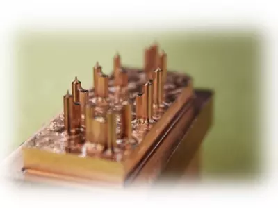 Kupferelektroden für ein Spritzgußwerkzeug