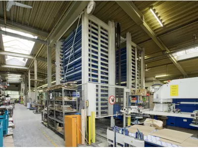 Blechregal Hochlager