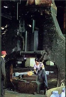 Free forging hammer of 5T