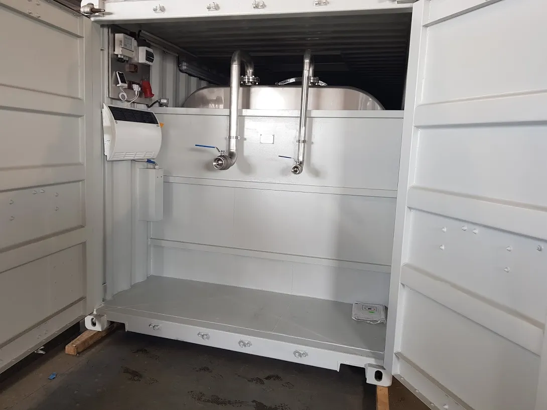 Seecontainer verarbeitung incl. Tanks