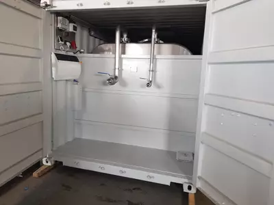 Seecontainer verarbeitung incl. Tanks