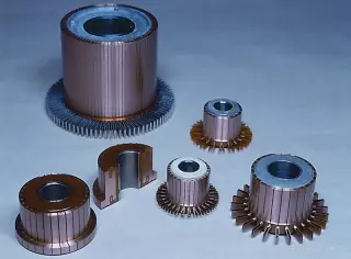 Molded commutators