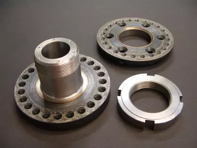 Einzelteile für Aufnahme