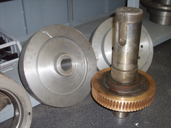 Crown and flywheels