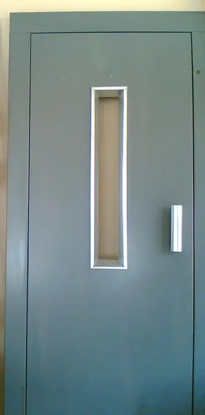 Semi-automatic lift doors