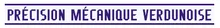 PMV PRECISION MECANIQUE VERDUNOISE Logo