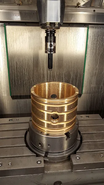 Gleitlagerbuchse Rg7 mit Kühlkanal