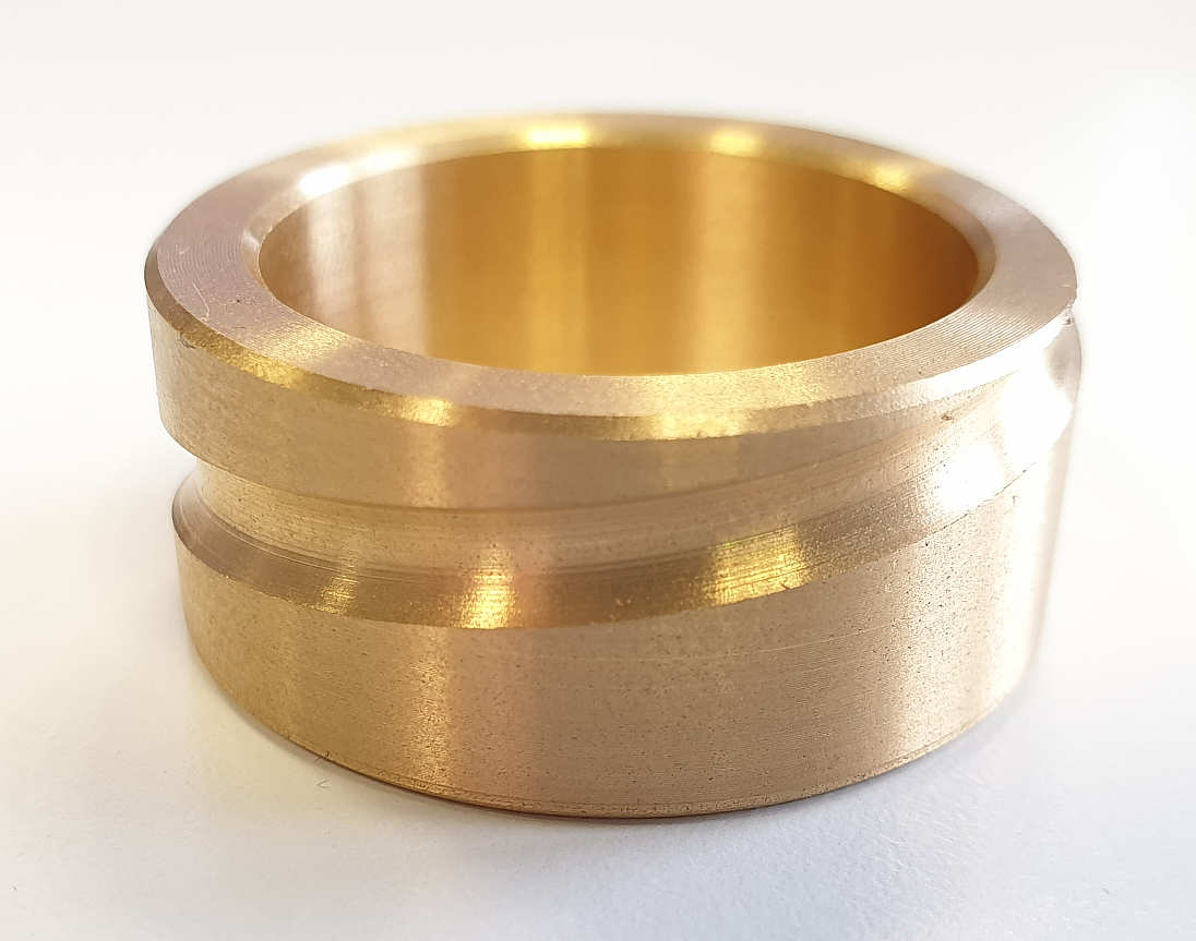 Sinterbronze-Buchse mit Ringnut