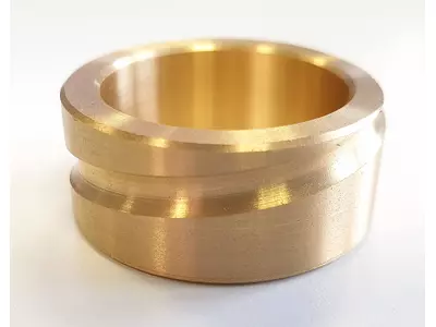 Sinterbronze-Buchse mit Ringnut