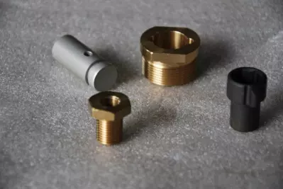 Dreh- / Frästeile, Aluminium, Messing, Stahl