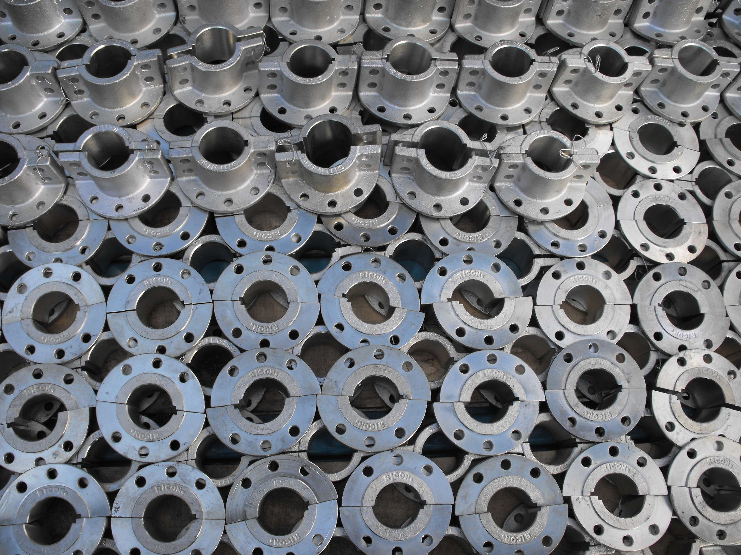 Lagerflansch, geteilt