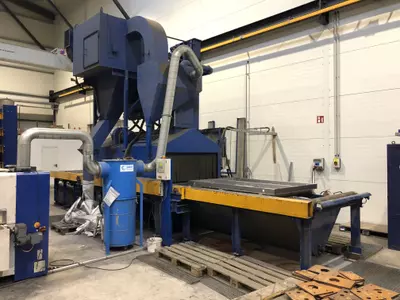 Durchlaufstrahlanlage