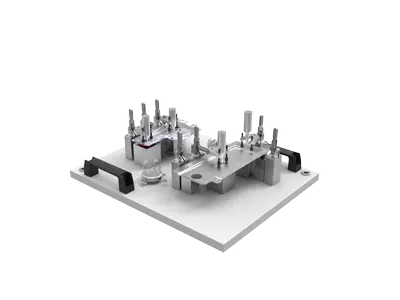 Prüflehre für Blechteile