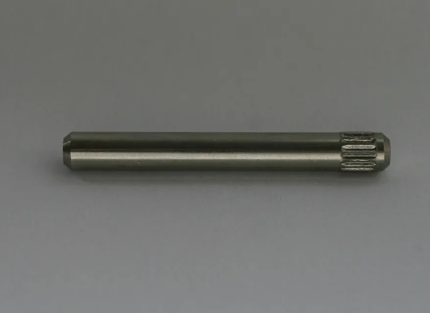 Pin / Stift fi 6x50 mit Rändel DIN 82: RAA 1.0