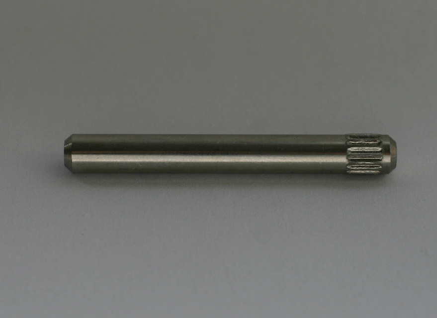 Pin / Stift fi 6x50 mit Rändel DIN 82: RAA 1.0