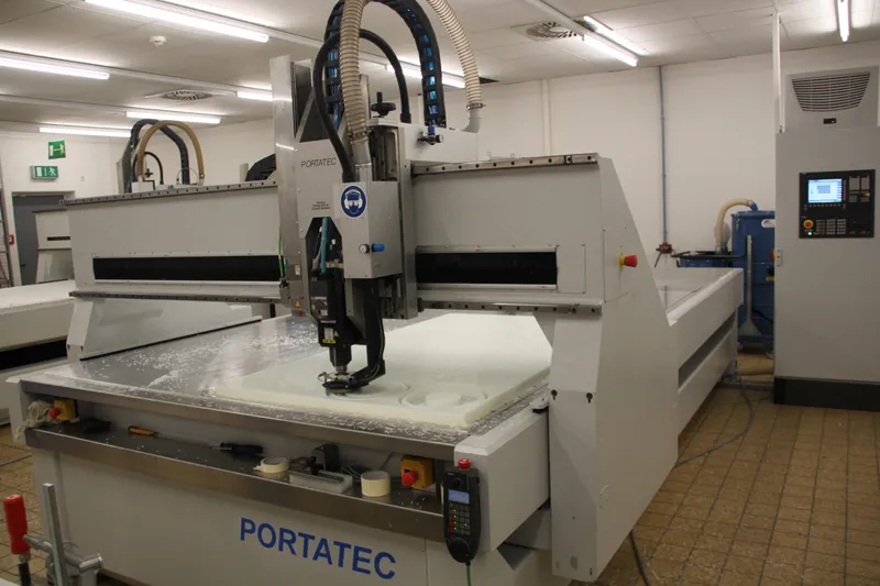 Portalfräsmaschine mit Vakuumspannung