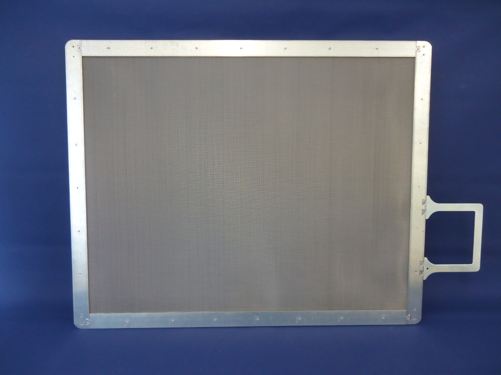 Filtersieb mit Metallrahmen