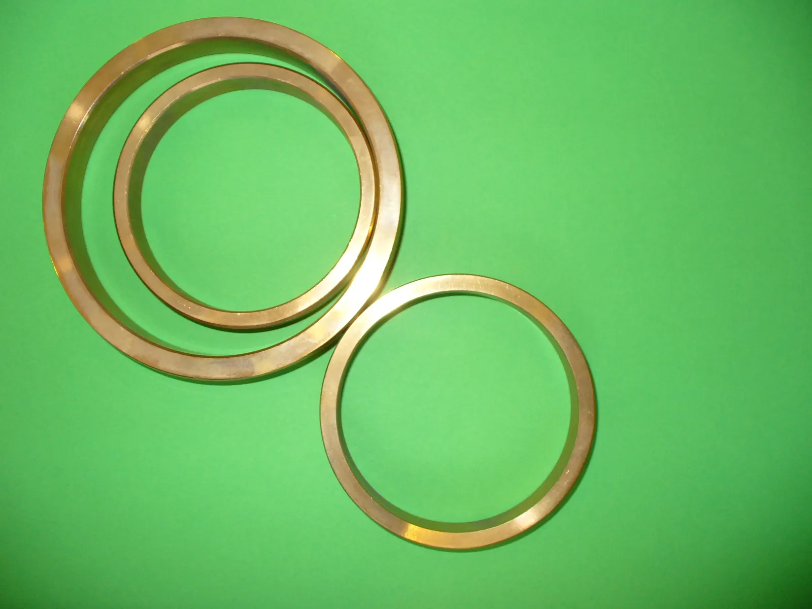 Solid bronze O-rings