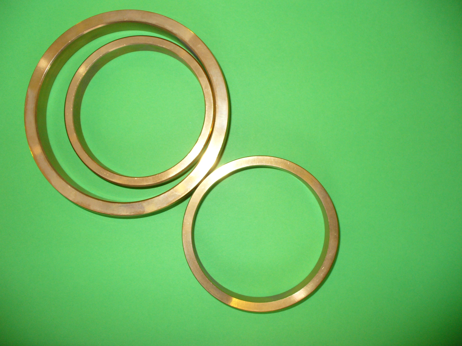 Solid bronze O-rings