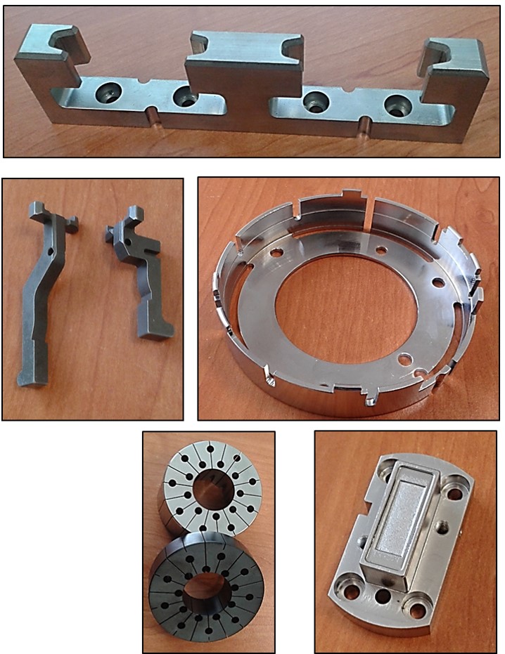 Wire cutted parts
