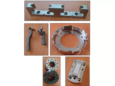 Wire cutted parts