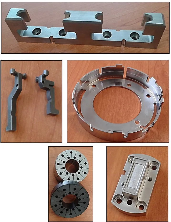 Wire cutted parts