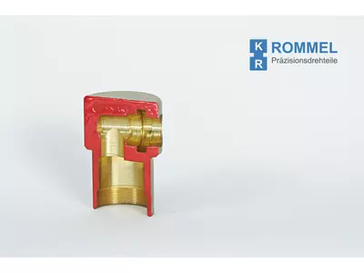 Winkelstück aus Messing (CuZn39Pb)