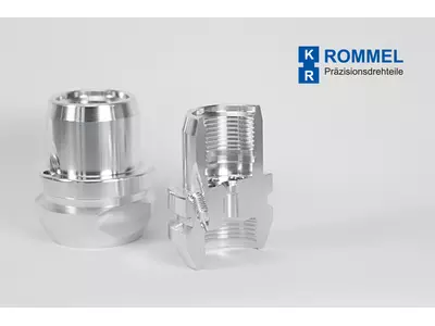 Gewindestück aus Aluminium (AlZnMgCu1,5)