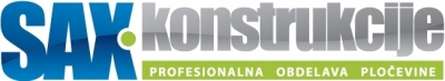 SAX KONSTRUKCIJE, d.o.o<br>Professional sheetmetal works Logo