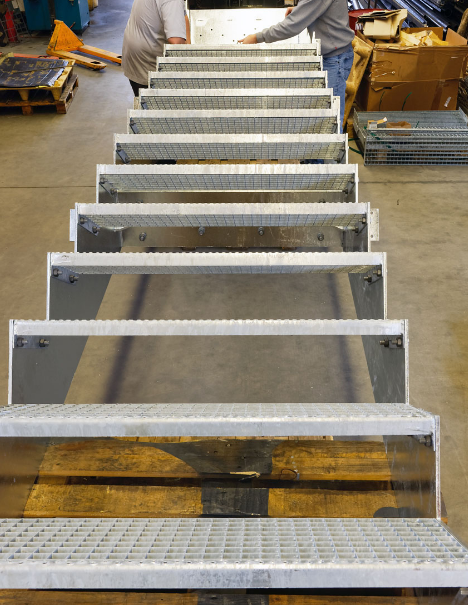 Stahltreppe