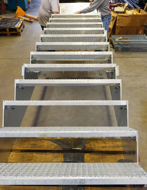 Stahltreppe