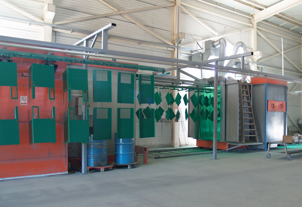 powder coating line