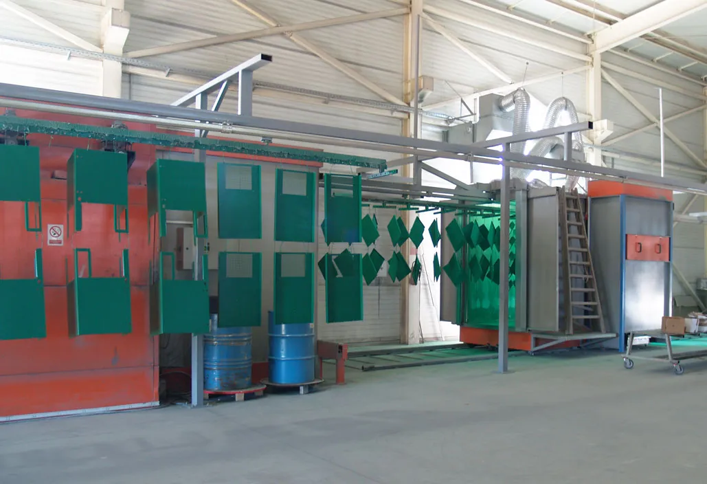 powder coating line
