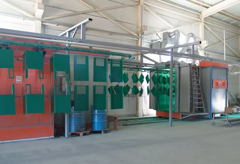 powder coating line