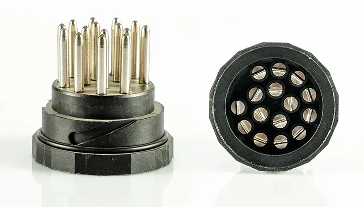 Stecker mit Einleger