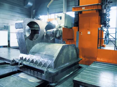 Fräsmaschine mit fahrbarem Ständer