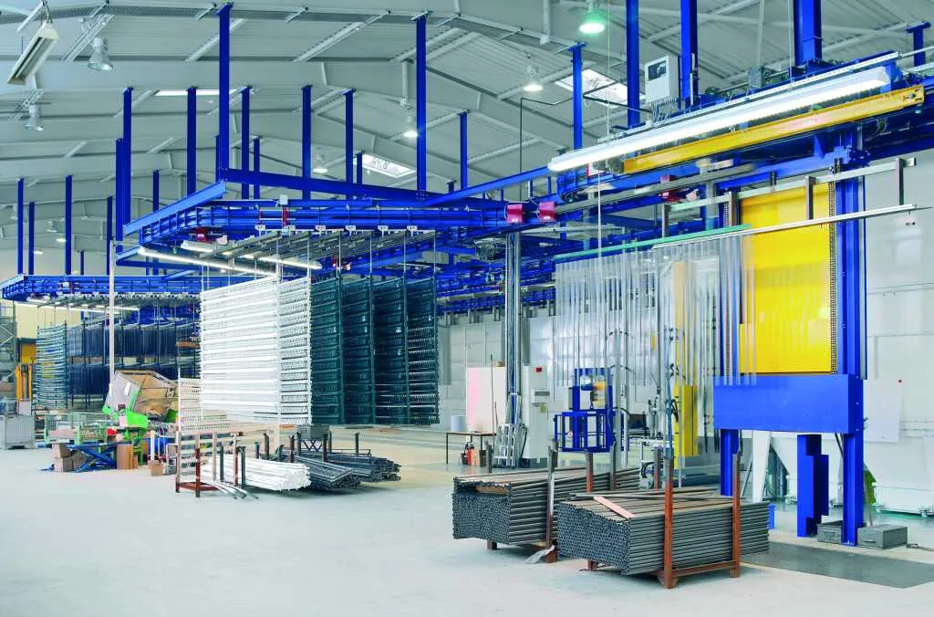 Kunststoffpulverbeschichtungsanlage