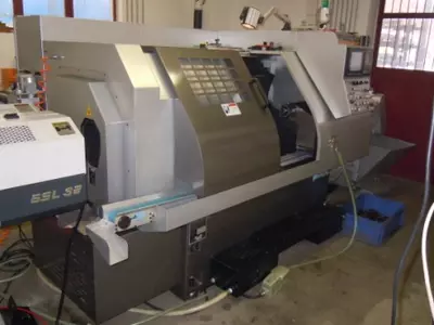 Drehbank mit Futterautomat