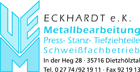 ECKHARDT e.K. Metallbearbeitung Logo
