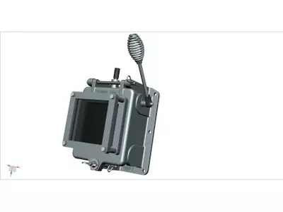 Schauöffnung mit Klappe und Thermoglas