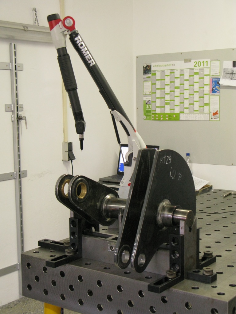 3D Messarm mit 6 Achsen