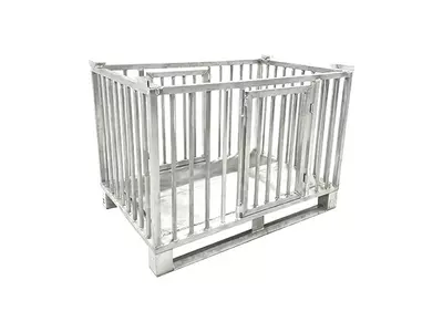 Gitterbox aus Aluminium