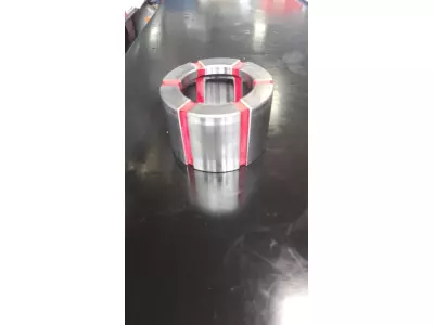 Special vulcanized clamp