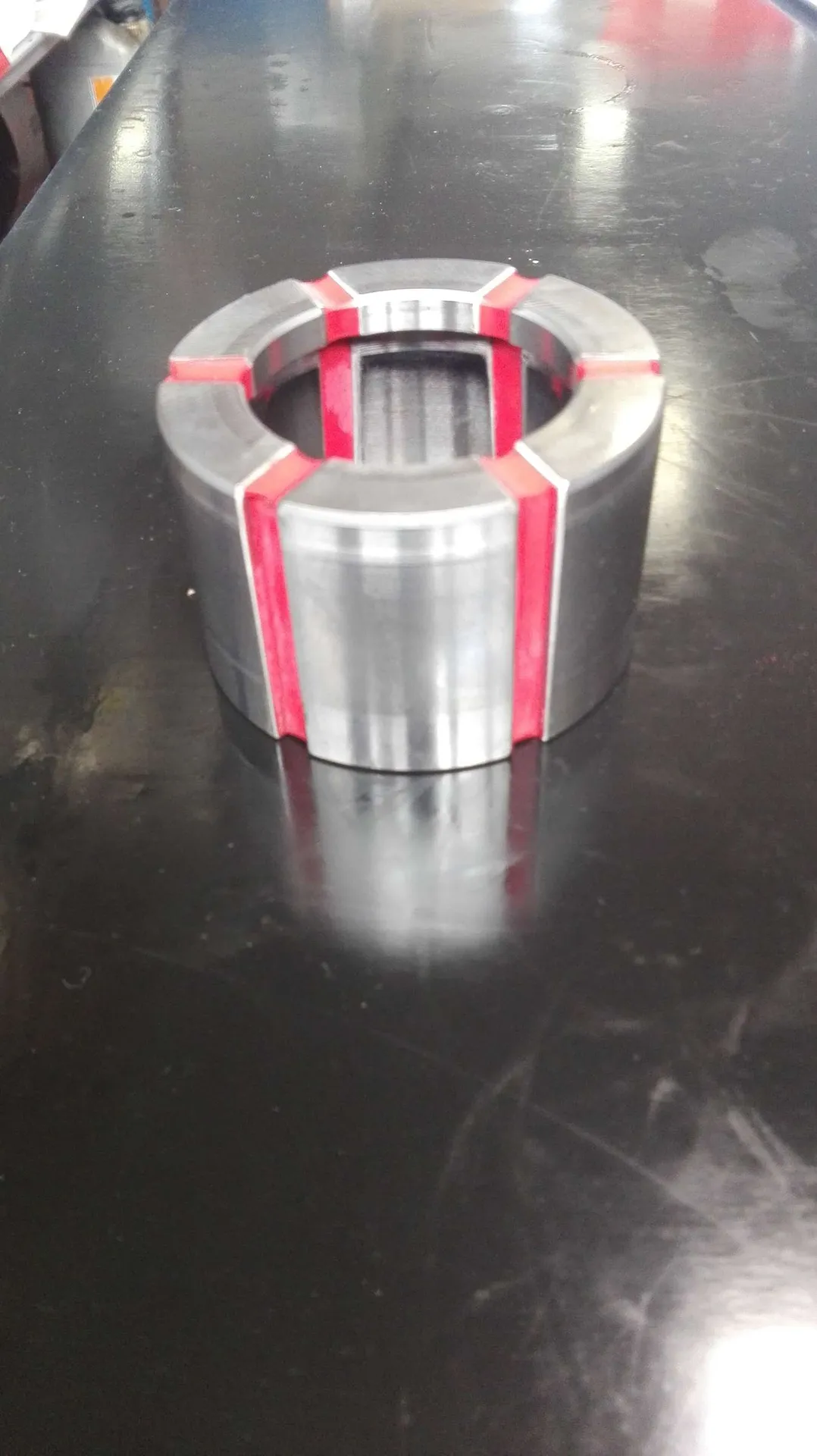 Special vulcanized clamp