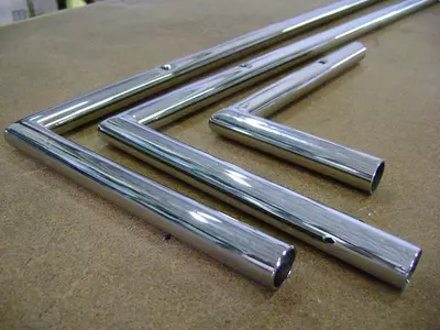 Verchromte Teile für Möbeleinrichtung