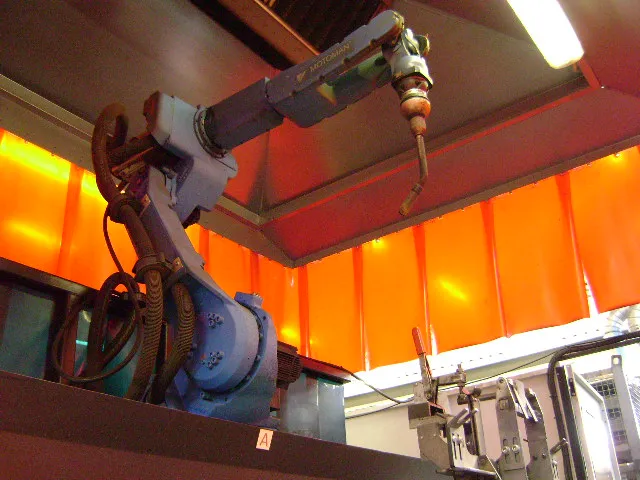 Welding robot cell