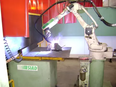 Welding robot cell