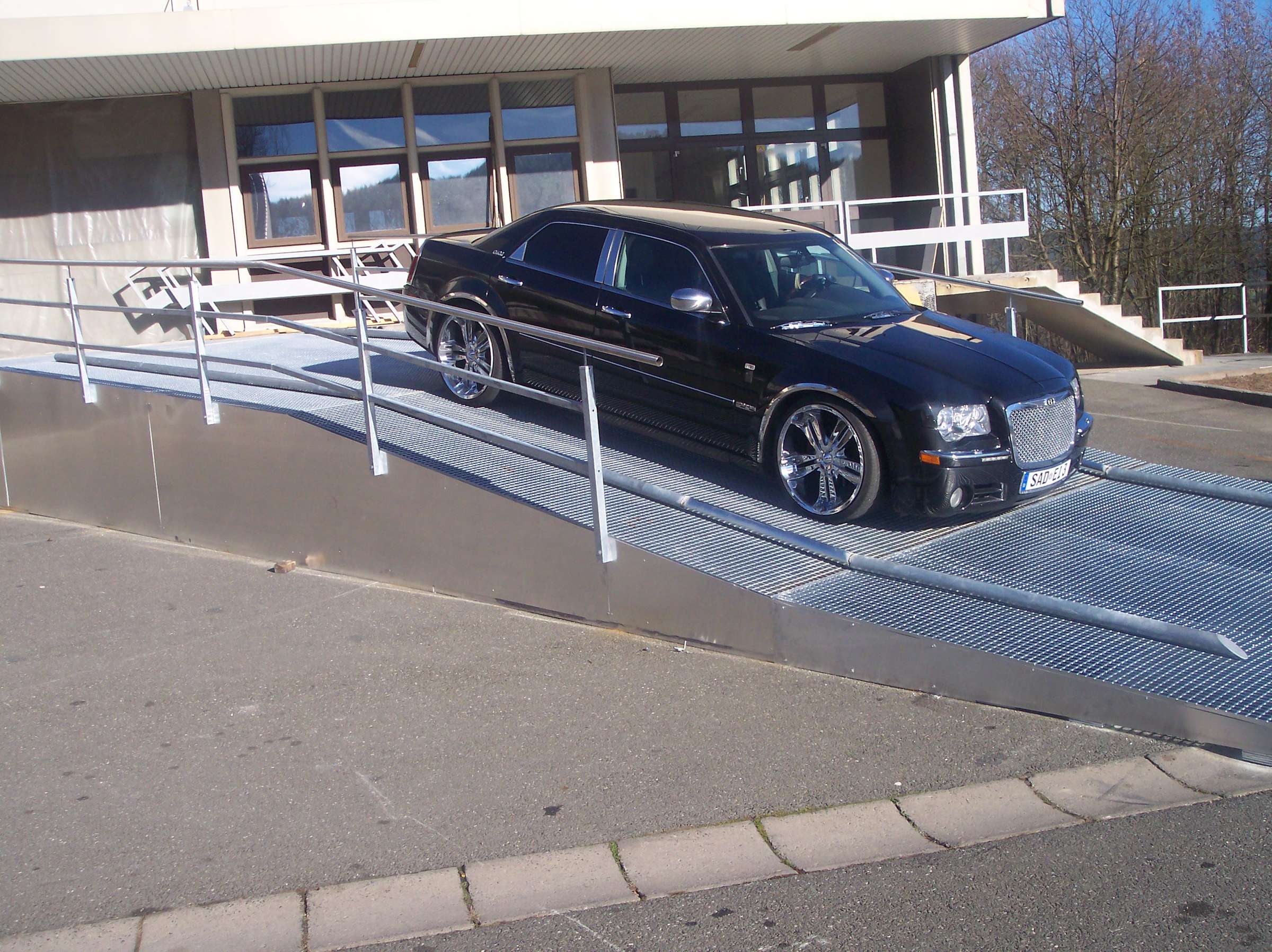 Auffahrrampe