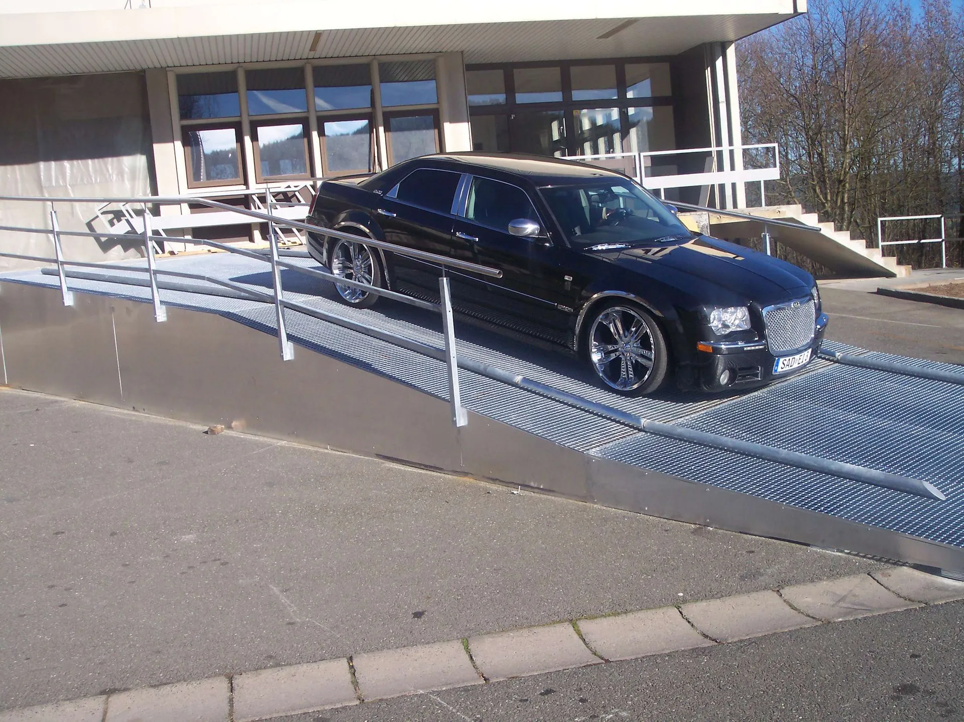 Auffahrrampe
